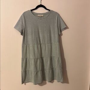Universal Thread Green Tiered Mini Sundress
